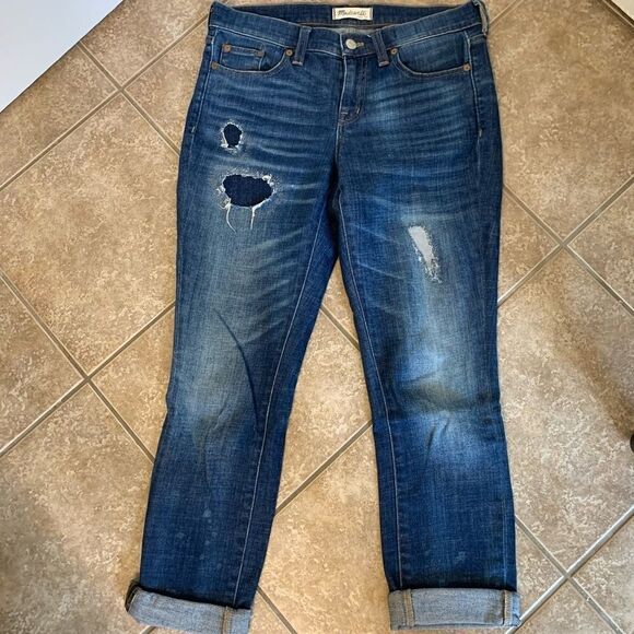 Madewell The Slim Boyjean: Rip and Repair Edition! ❤️ Sold out! - Picture 1 of 8